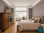Zwischen Alster und Hofweg: Stilvolles Wohnen mit eigenem Garten im saniertem Altbau - Primary Bedroom