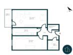 Kapitalanlage mit Weitblick: 2-Zimmer-Wohnung über den Dächern von Norderstedt - Grundriss