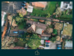Grundstück mit Altbestand - Zwei-Parteien-Haus in Wedel - grobe Umrandung Luftaufnahme